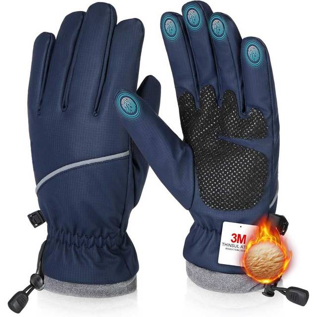 Rsebly Waterproof Windproof Winter Gloves (M, L, XL)