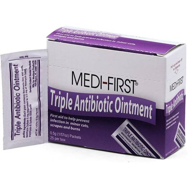 25-Pack Medique Products Triple Antibiotic Ointment, .5g