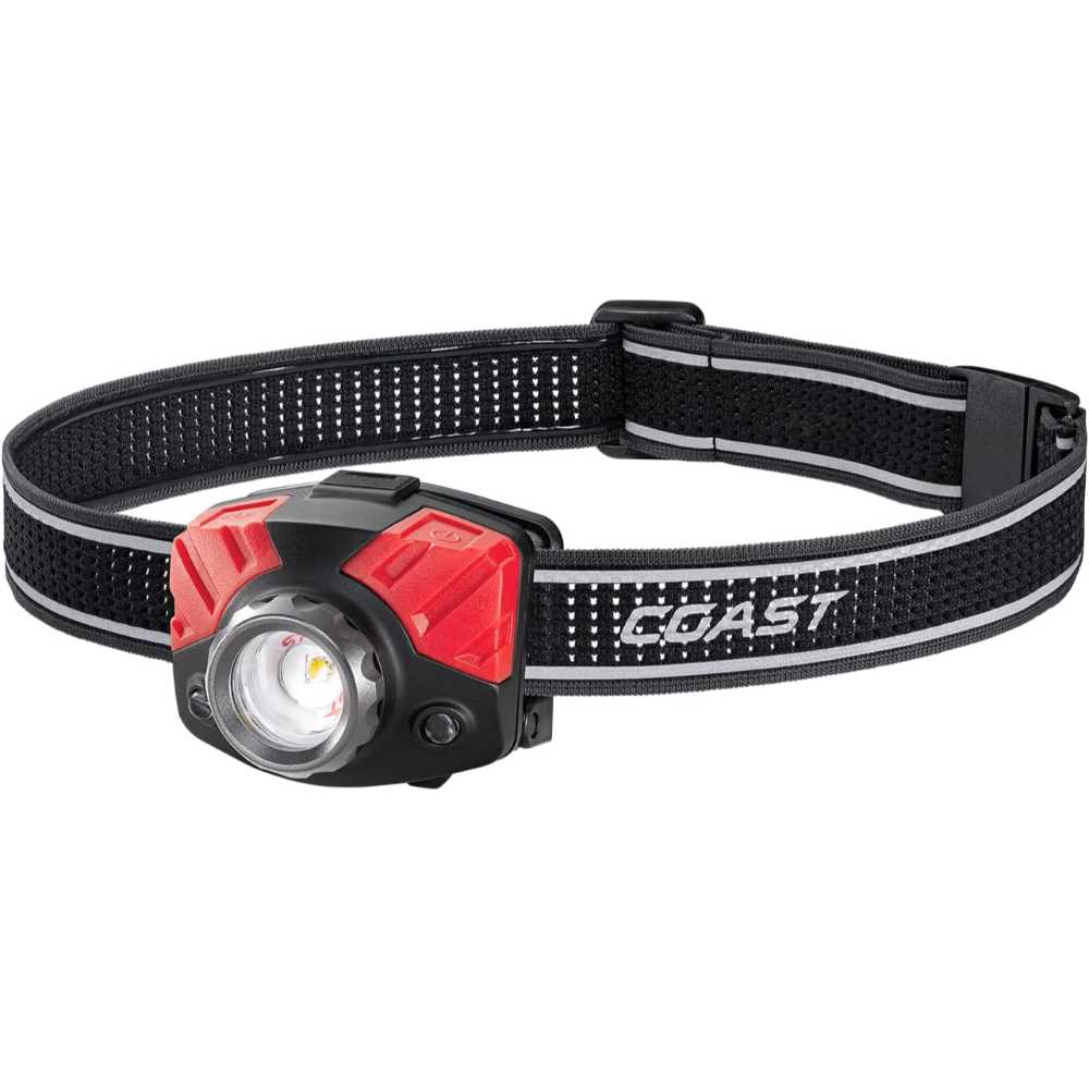 Coast 700-Lumen Dual-Color Headlamp w/ Twist Focus
