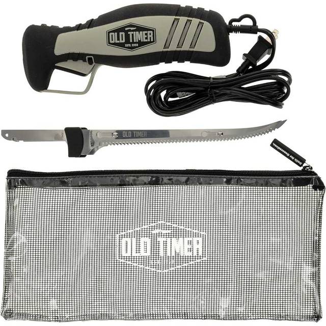 Old Timer 110V Electric 8" Fillet Knife w/ Carry Case