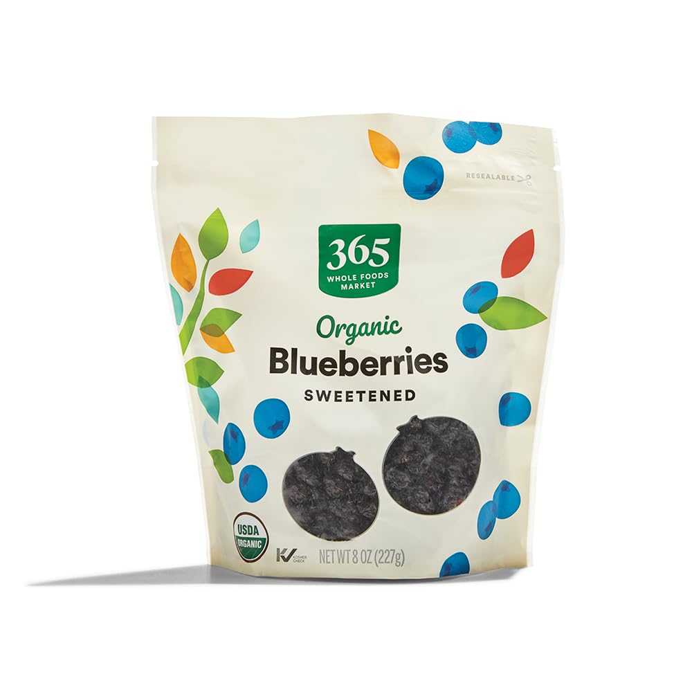 Whole Foods Market Organic Dried Blueberries, 8 oz.