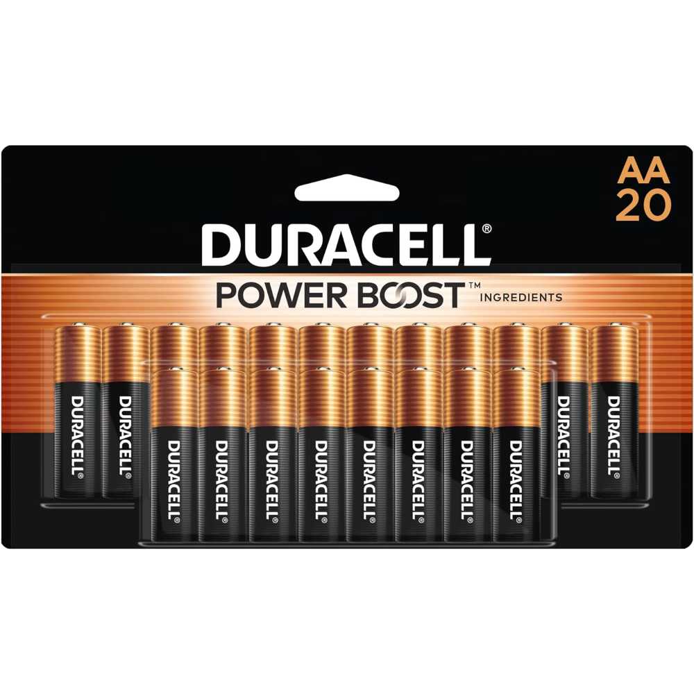 20-Pack Duracell Power Boost AA Batteries