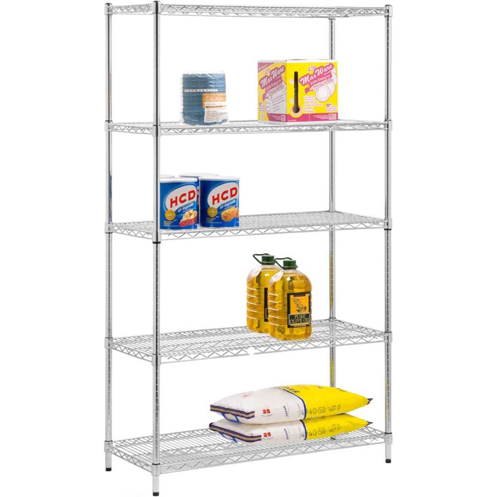 Honey-Can-Do XL 5-Tier (800 lb. per Shelf) Shelving Unit (42" x 72" x 18")