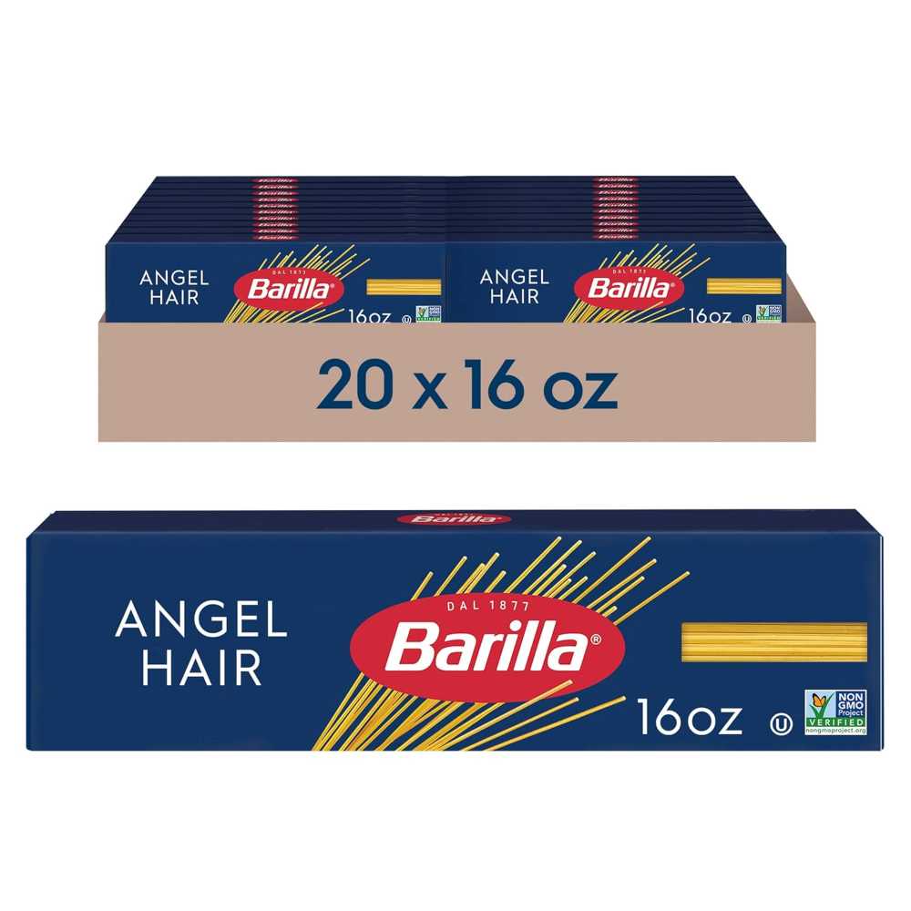 20-Pack Barilla Angel Hair Pasta, 16 oz.