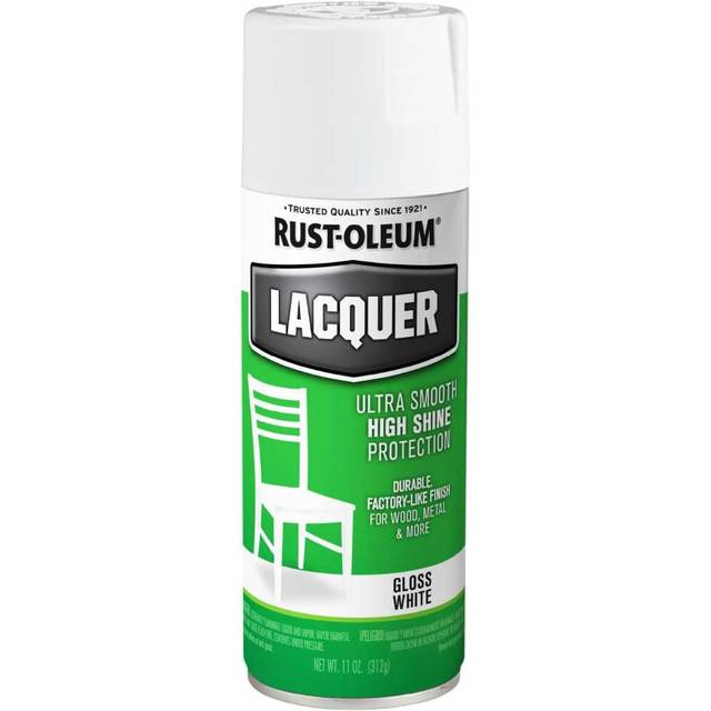 Rust-Oleum Lacquer Spray, 11 oz. (Gloss White)