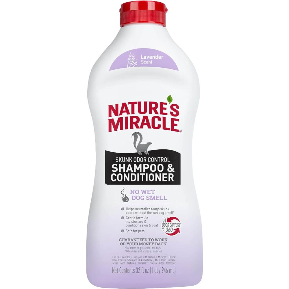 Nature's Miracle Skunk Odor Control Shampoo & Conditioner, 32 oz.