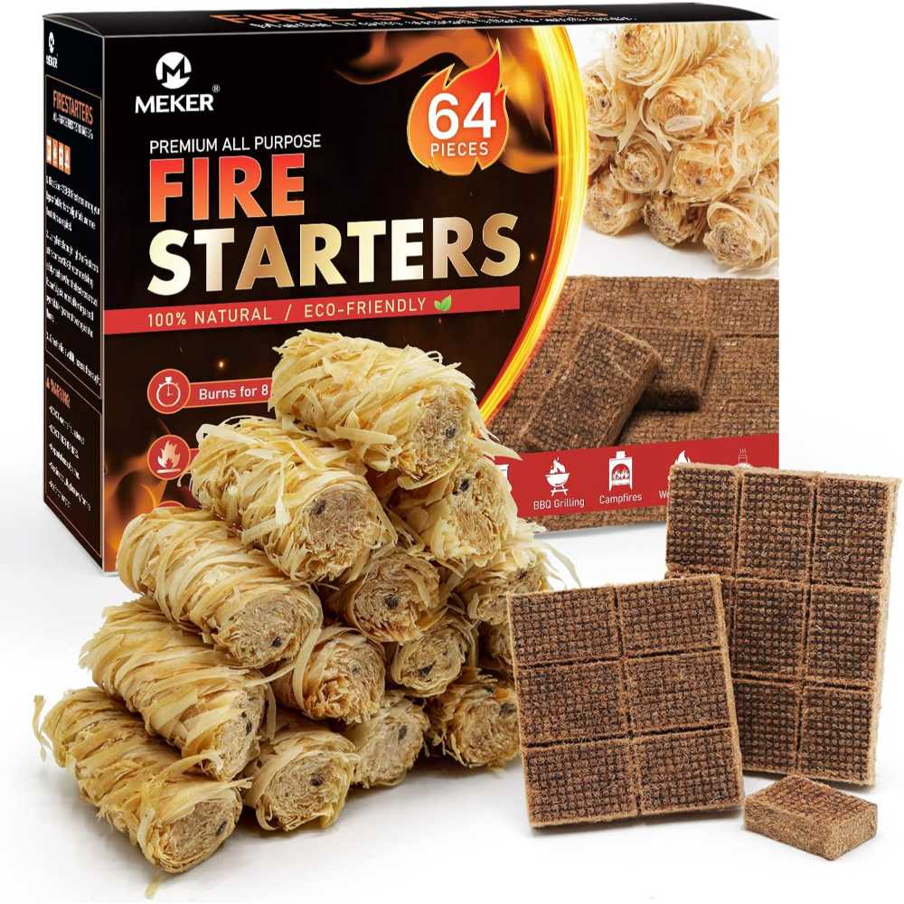 64-Pack Meker Fire Starters