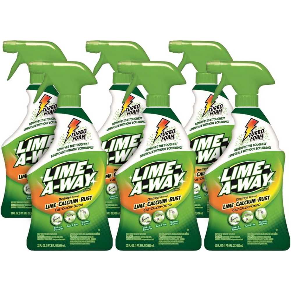 6-Pack Lime-A-Way Lime/Calcium/Rust Cleaner Spray, 22 oz.
