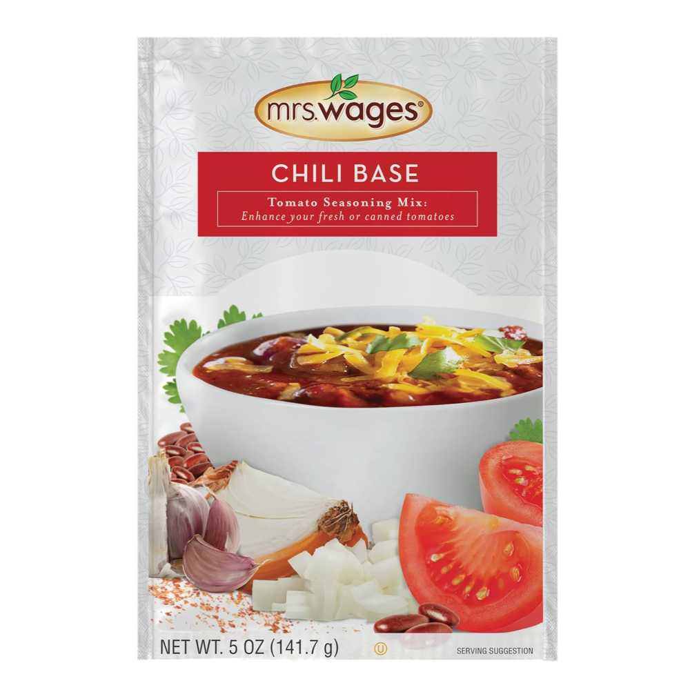 12-Pack Mrs. Wages Chili Base Canning Mix, 5 oz.