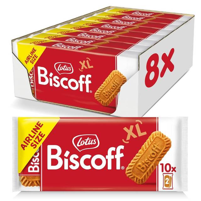 80-Pack (160-Cookies) Lotus Biscoff XL Cookies