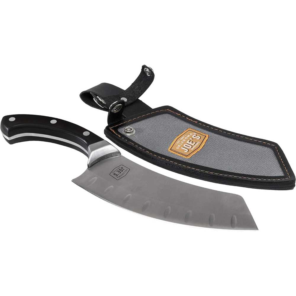 Oklahoma Joe's Blacksmith Cleaver & Chef Knife w/ Holster