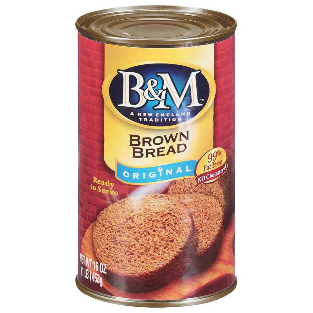 12-Pack B&M Canned Brown Bread, 16 oz. (Original)