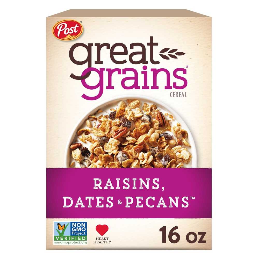 Great Grains Cereal, 16 oz. (Raisins Dates & Pecans)