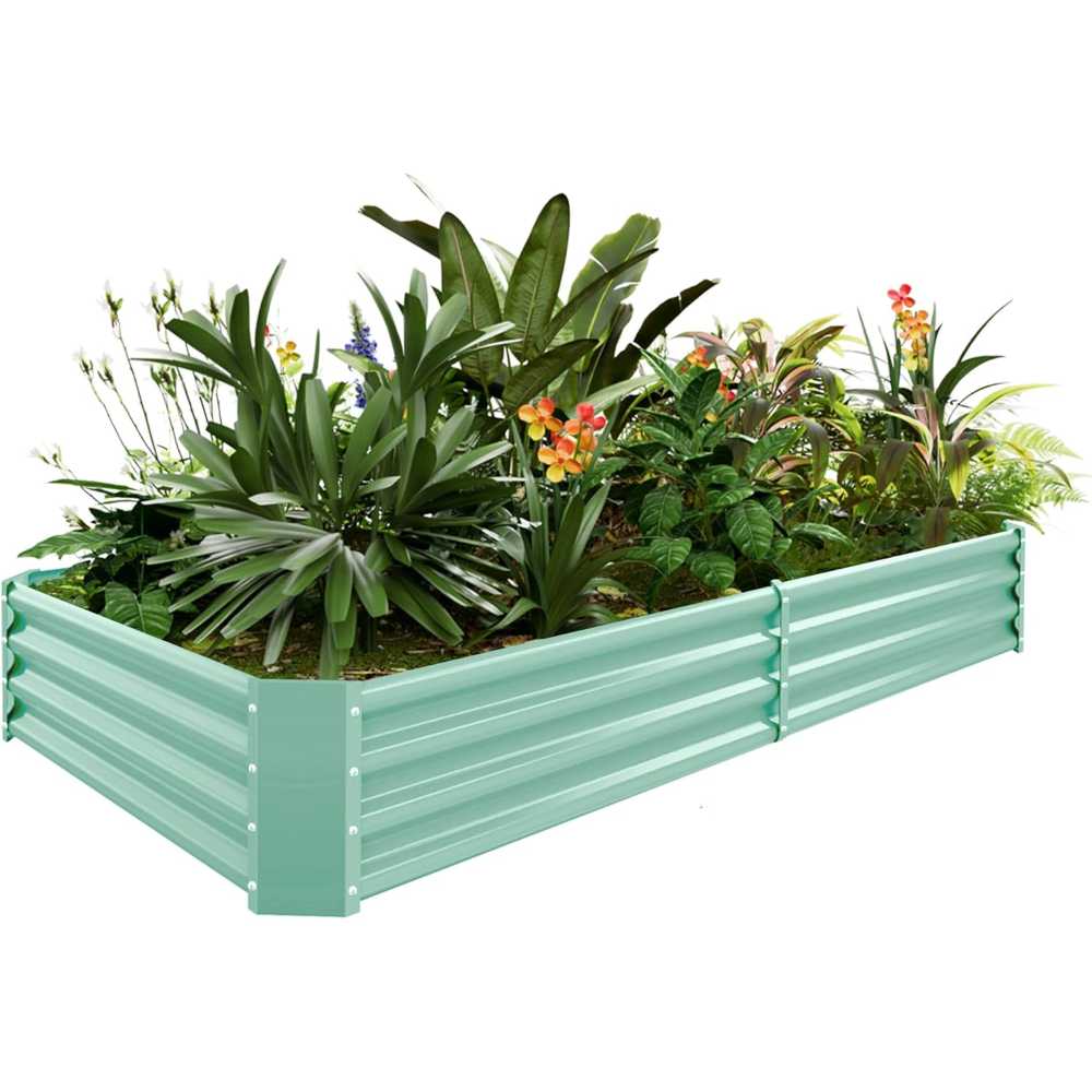 Prime Members: Land Guard 8' x 4' Galvanized Raised Garden Bed