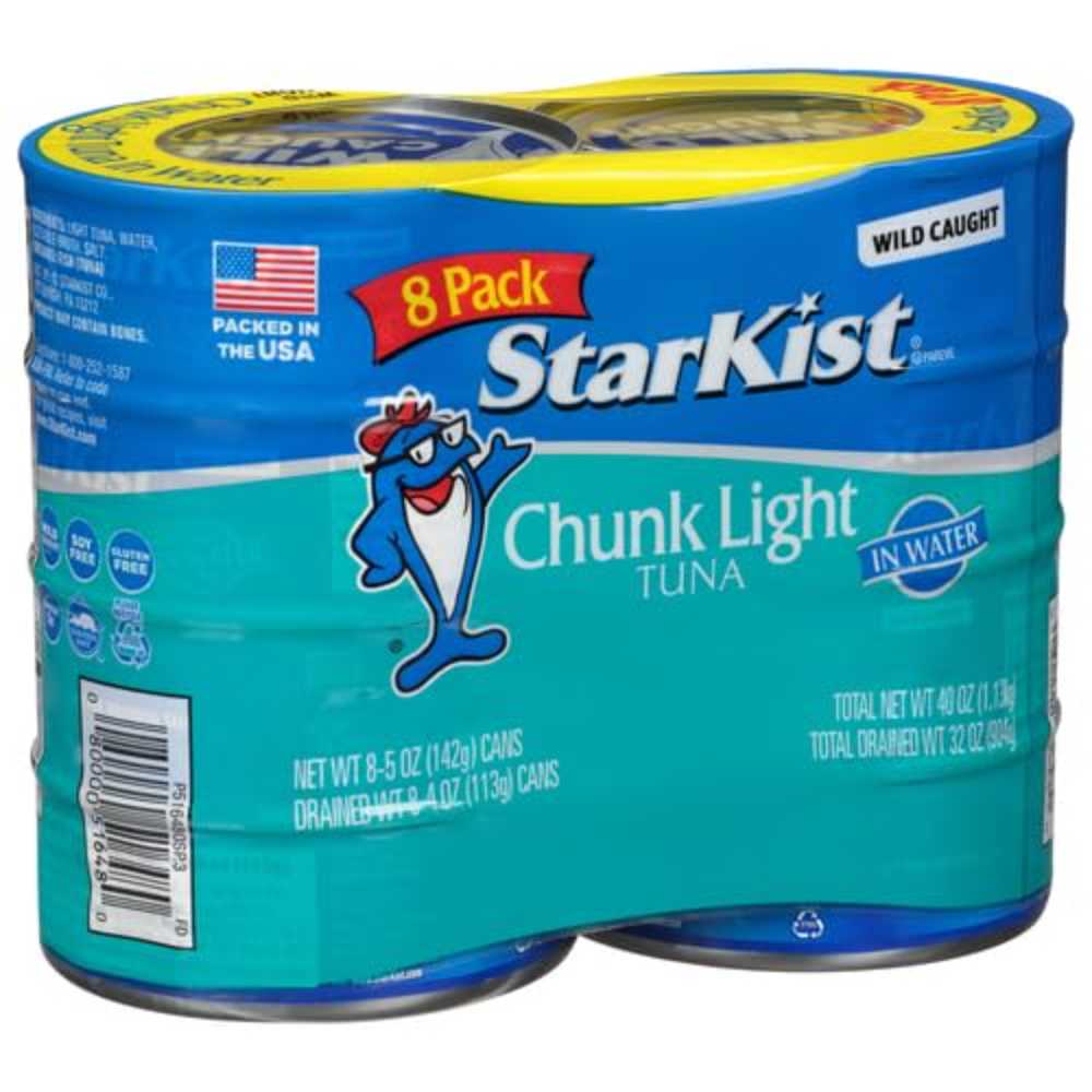 8-Pack StarKist Chunk Light Tuna in Water, 5 oz. ($0.66/Can)