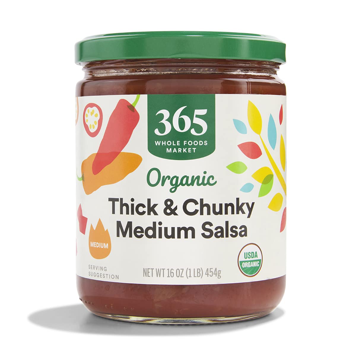365 Whole Foods Market Organic Thick & Chunky Medium Salsa, 16 oz.