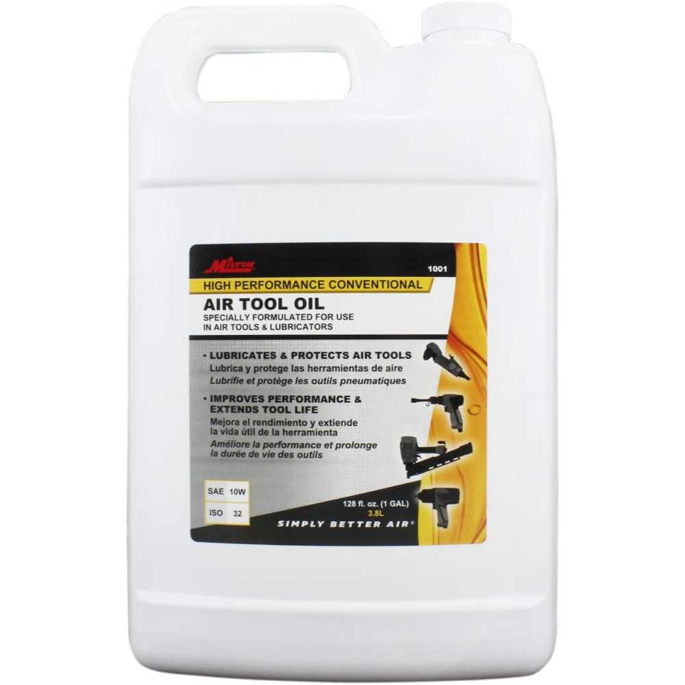 Milton High Performance Air Tool Oil, 1 gal.