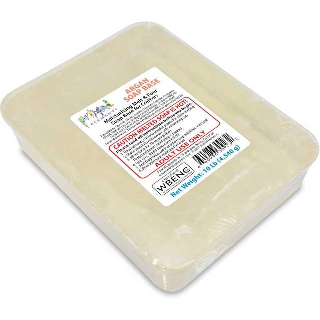 Primal Elements Argan Oil Soap Base, 10 lb.