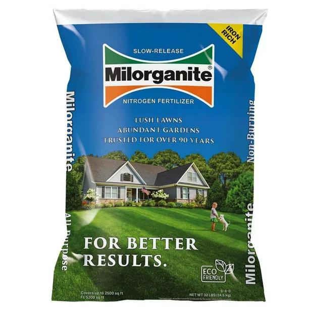 Milorganite All Purpose 6-4-0 Fertilizer, 32 lb.