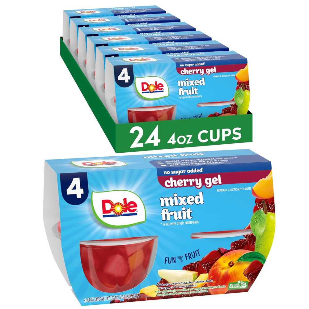 24-Pack Dole Mixed Fruit Bowls, 4 oz.