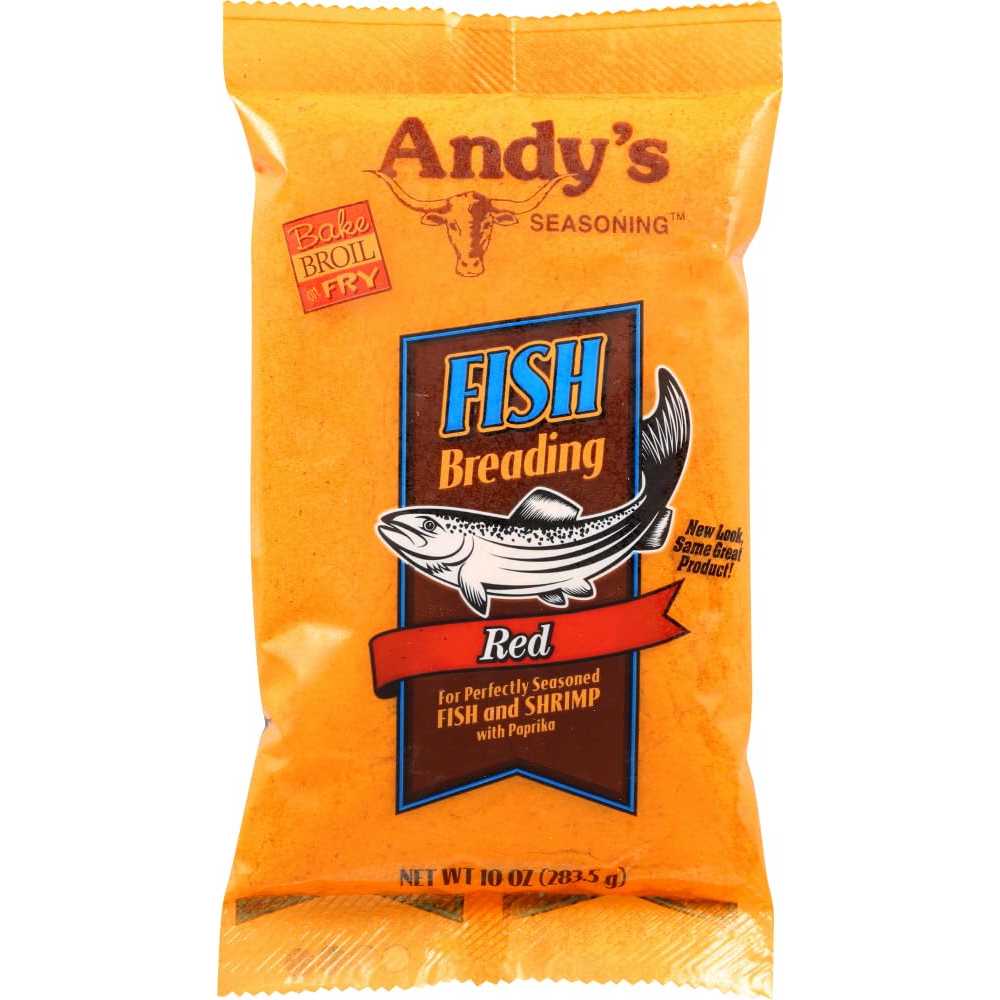 3-Pack Andy's Fish Breading, Red, 10 oz.