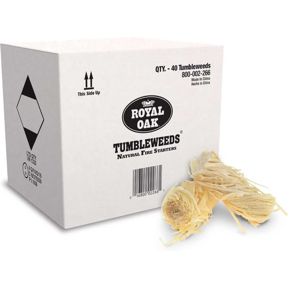 40-Pack Royal Oak Tumbleweeds All-Natural Fire Starters