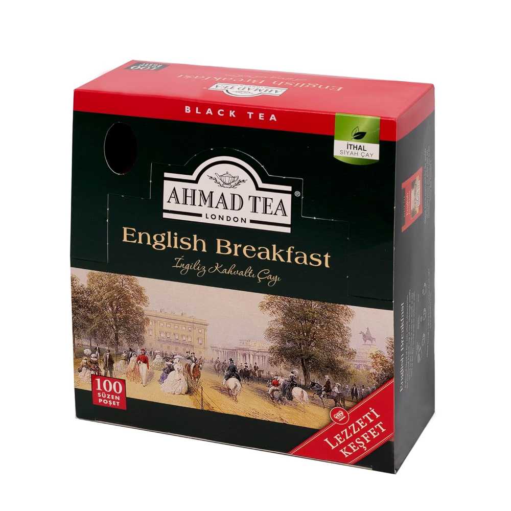 100-Pack Ahmad English Breakfast Black Tea