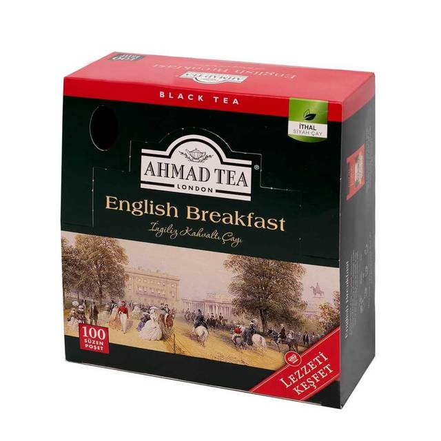 100-Pack Ahmad English Breakfast Black Tea