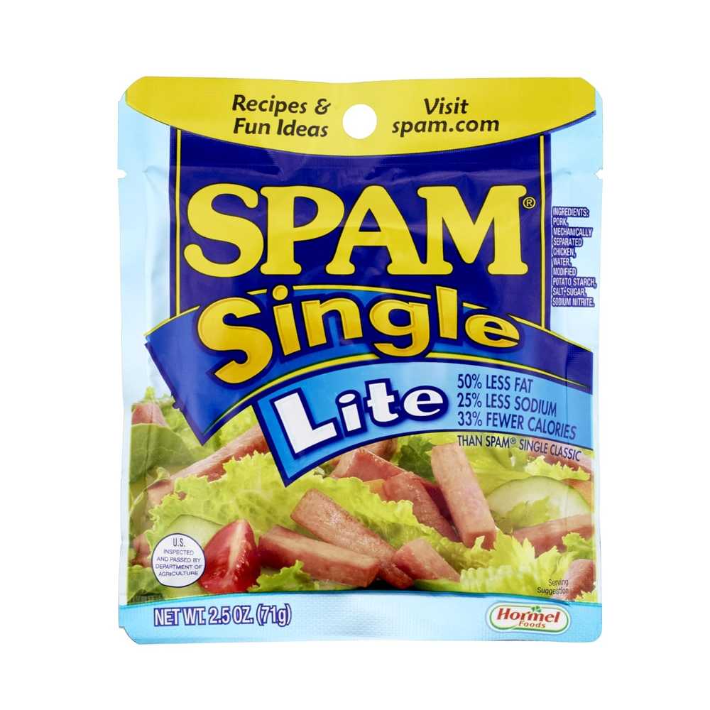 24-Pack Spam Single Lite, 2.5 oz.