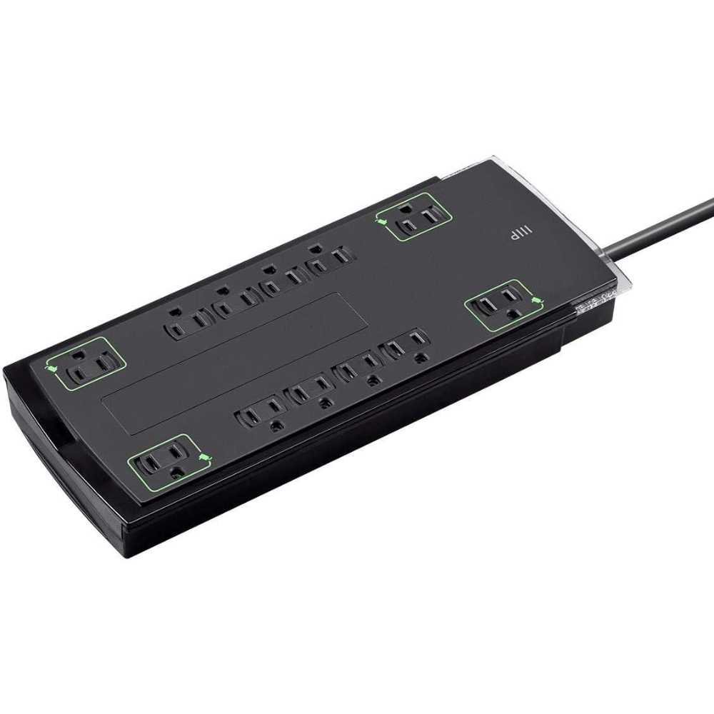 Monoprice 12-Outlet 4230J Surge Protector w/ 10' Cord