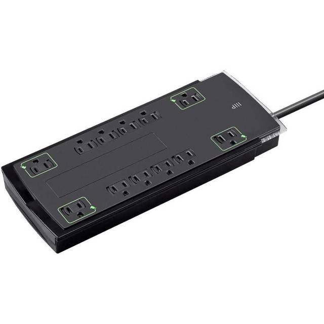 Monoprice 12-Outlet 4230J Surge Protector w/ 10' Cord