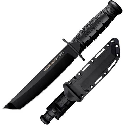 Cold Steel Leatherneck Tanto 7" German D2 Fixed Blade w/ Secure-Ex Sheath