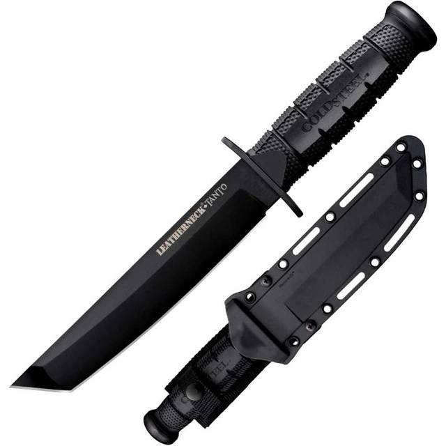 Cold Steel Leatherneck Tanto 7" German D2 Fixed Blade w/ Secure-Ex Sheath