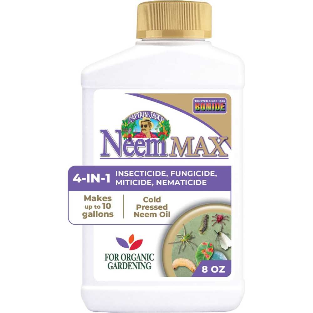 Bonide Captain Jack's Neem Max Concentrate for Organic Gardening, 8 oz.