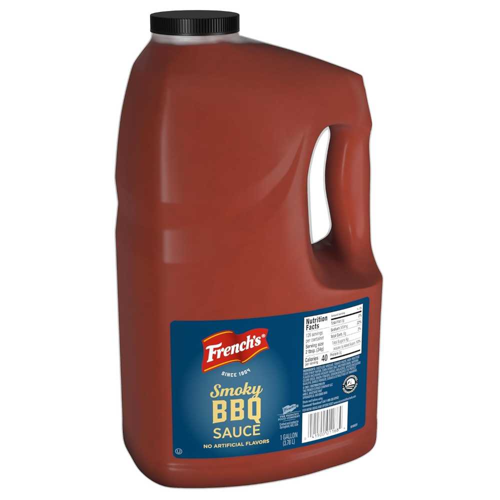 French's Smoky BBQ Sauce, 1 Gallon