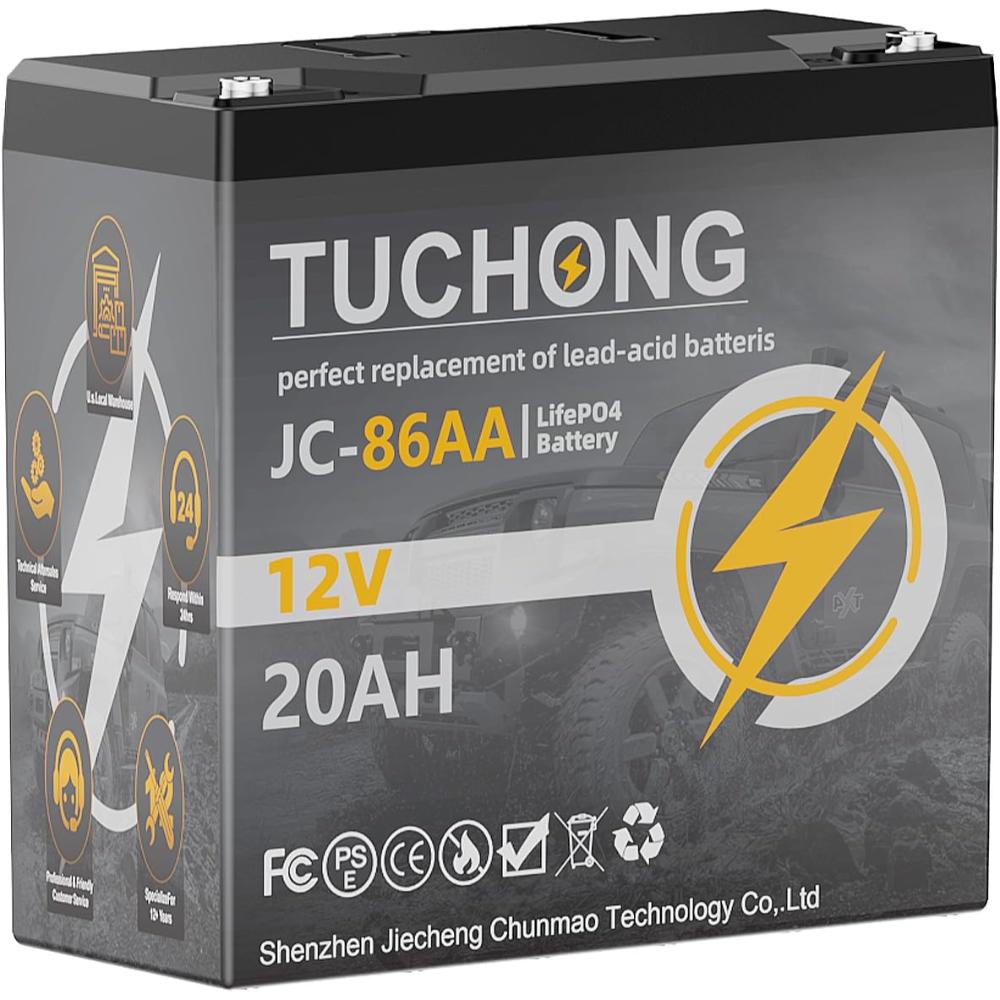 Tuchong 12V 20Ah LiFePO4 Battery