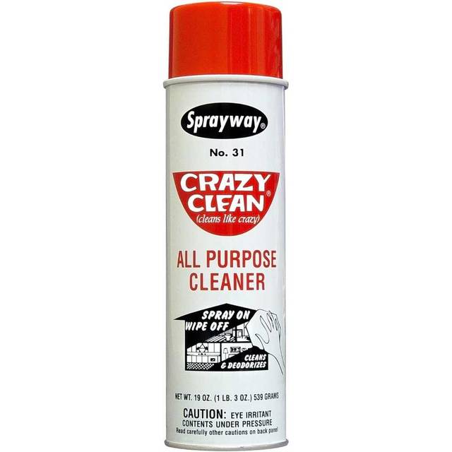 Sprayway Crazy Clean Aerosol All Purpose Cleaner, 19 oz.