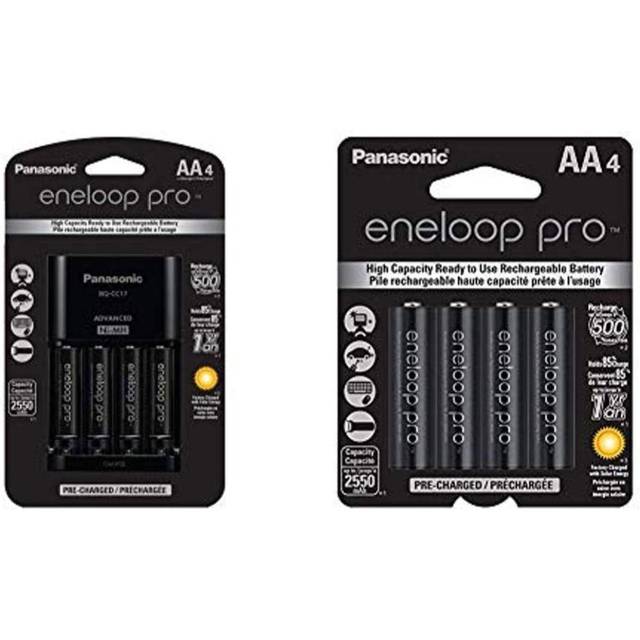 Panasonic Eneloop Pro Bundle (Pro Battery Charger + 8x AA NiMH 2500mAh)
