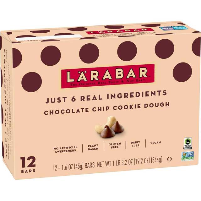 12-Pack Larabar Fruit & Nut Bar (Chocolate Chip Cookie Dough)