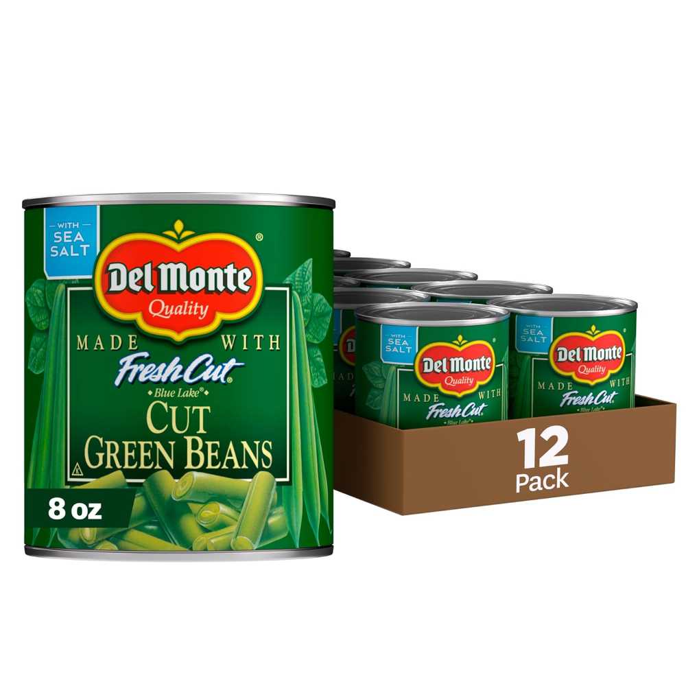 12-Pack Del Monte Blue Lake Fresh Cut Green Beans, 8 oz.