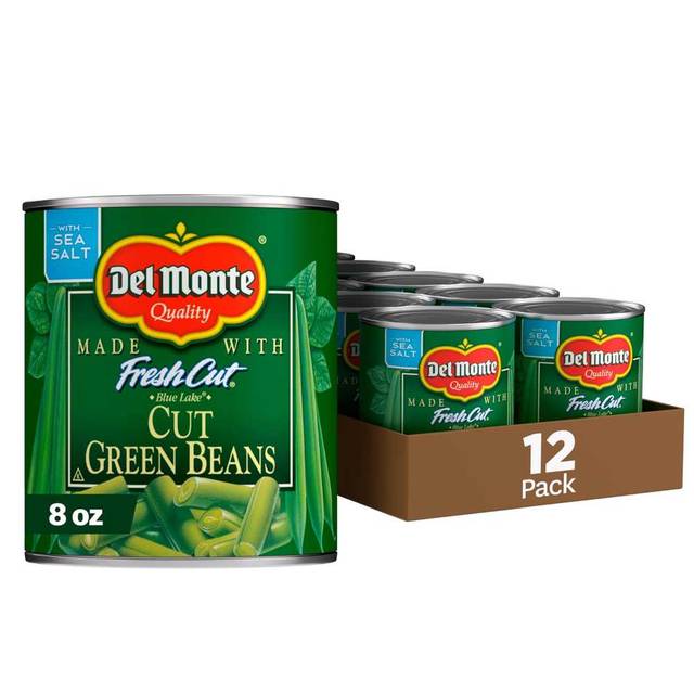 12-Pack Del Monte Blue Lake Fresh Cut Green Beans, 8 oz.