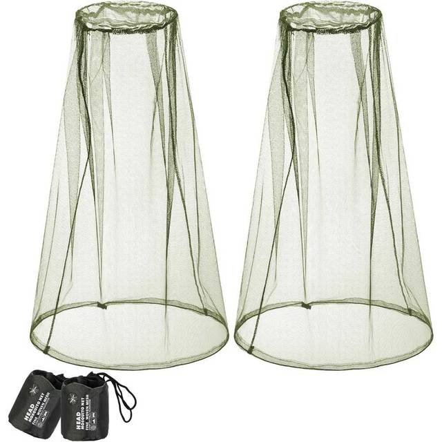 2-Pack Hestya Mosquito Head Mesh Net (Army Green)
