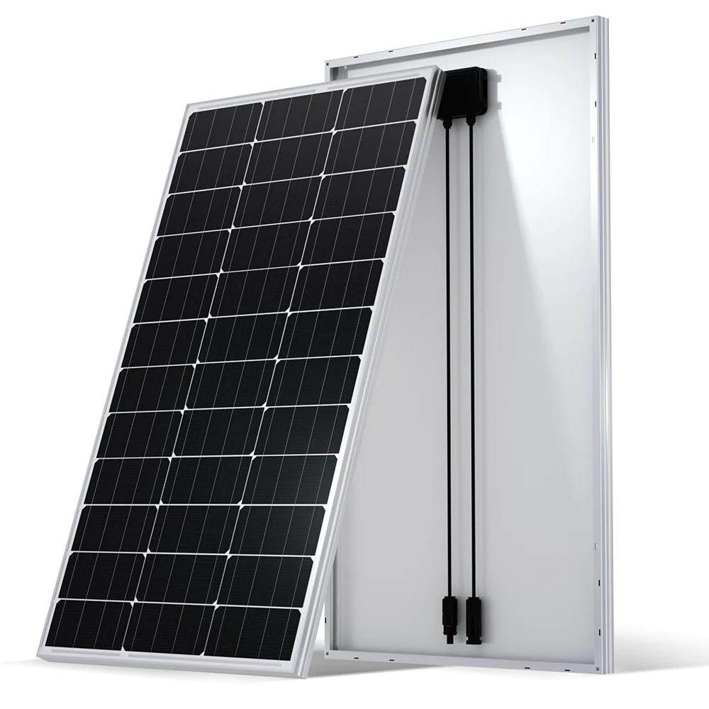 Eco-Worthy 100W Monocrystalline Solar Panel