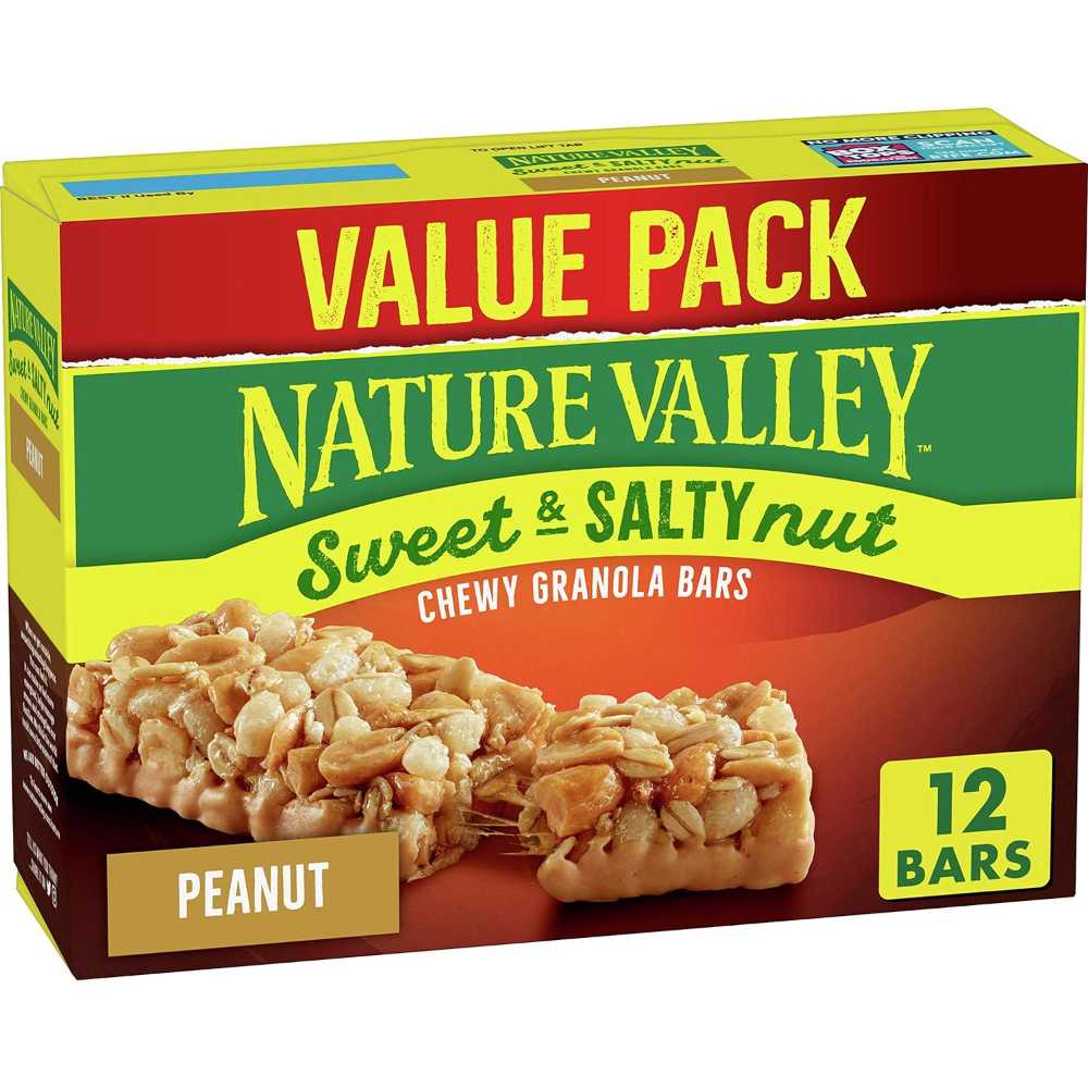 12-Pack Nature Valley Sweet and Salty Nut Chewy Granola Bars (Peanut)