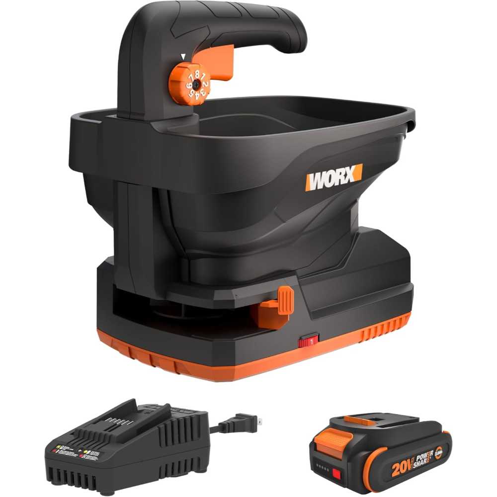 WORX 20V Seed Spreader w/ Battery & Charger