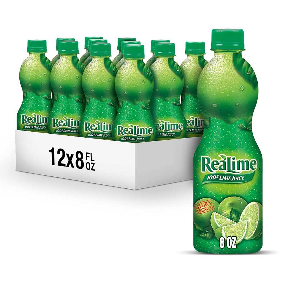 12-Pack ReaLime 100% Lime Juice, 8 oz.