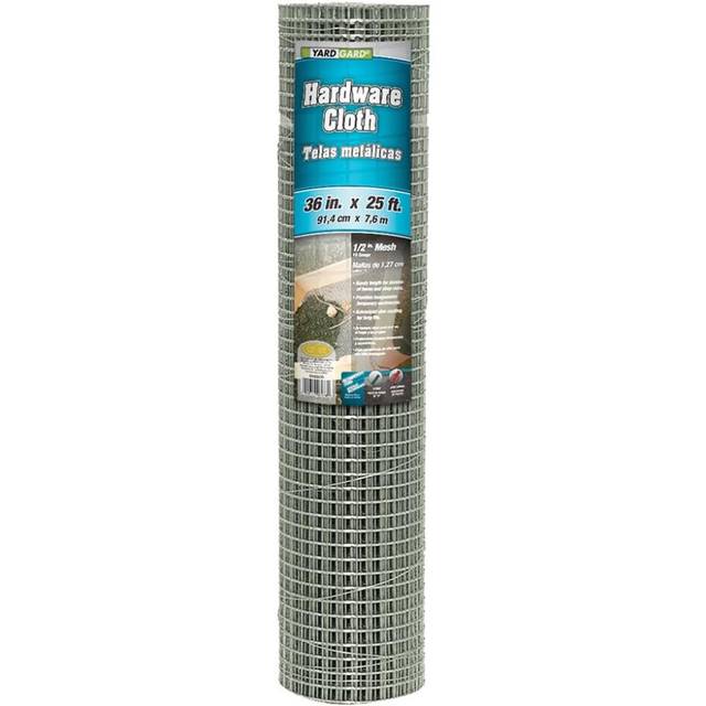 YARDGARD 3' x 25' Galvanized Fence (19 Gauge, 1/2" Mesh)