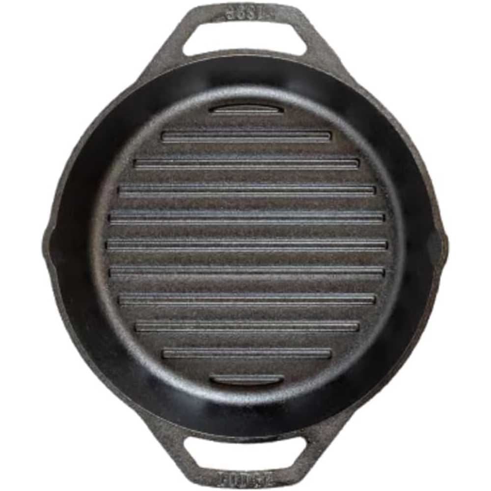 Lodge 12" Cast Iron Dual Handle Grill Pan