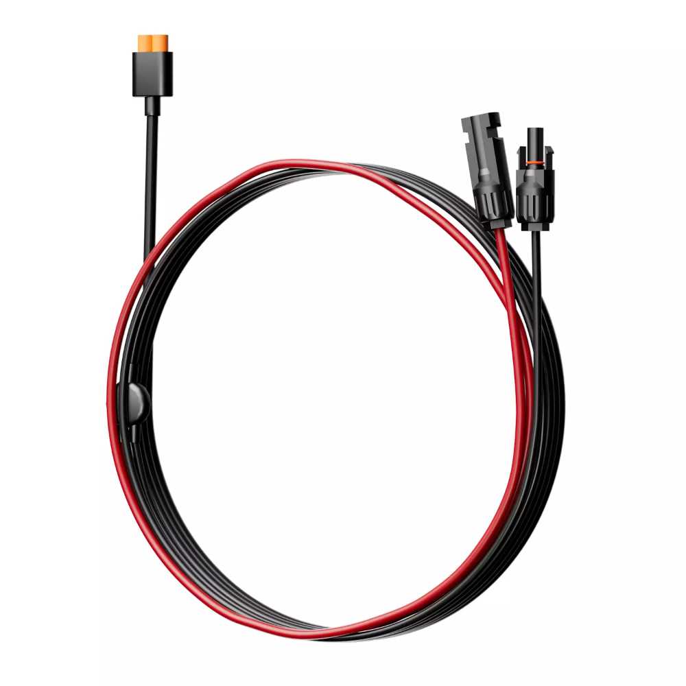 EcoFlow 8' XT60i Solar Panel to Power Station Charging Cable