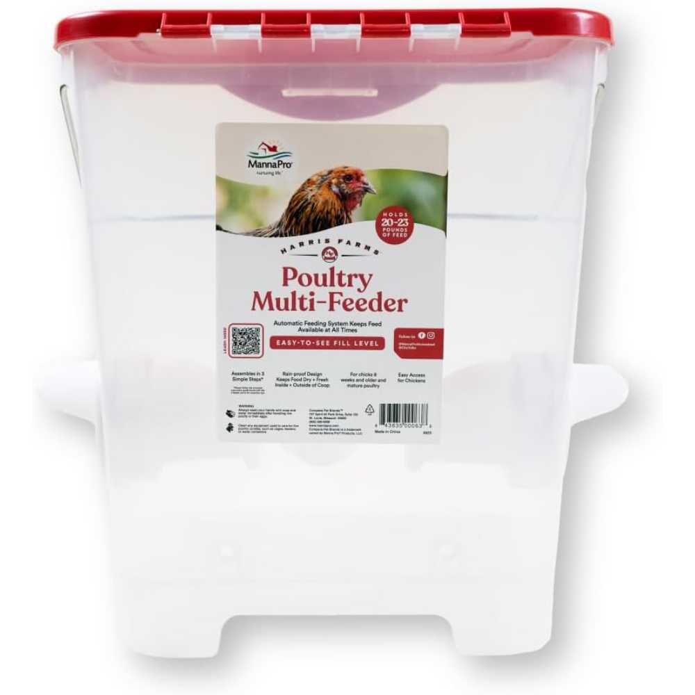 Harris Farms 20-23 lb. Automatic Poultry Multi-Feeder